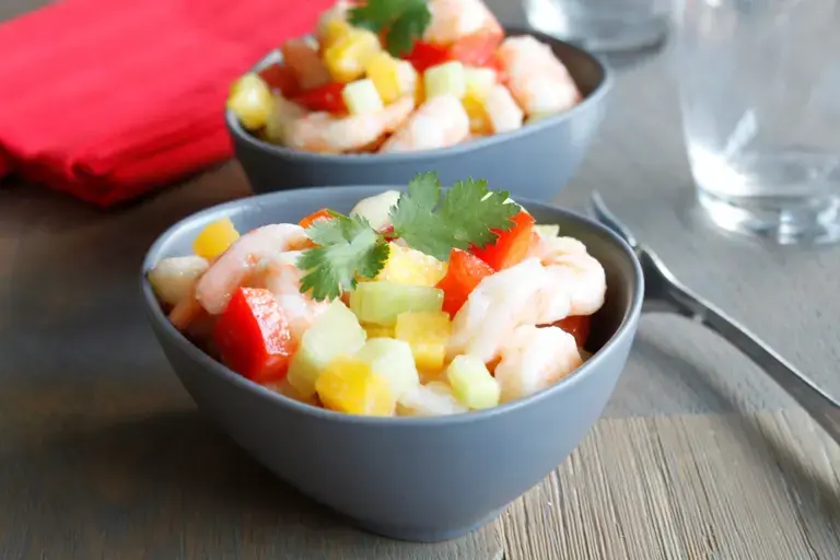 Salade thaï aux crevettes