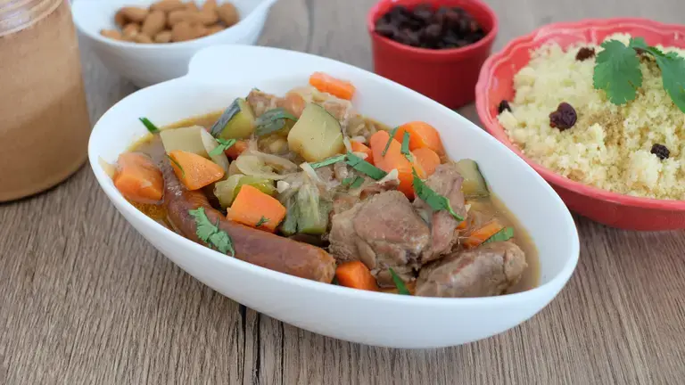 Couscous d'agneau aux légumes