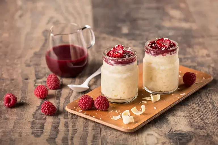 Riz au lait au chocolat