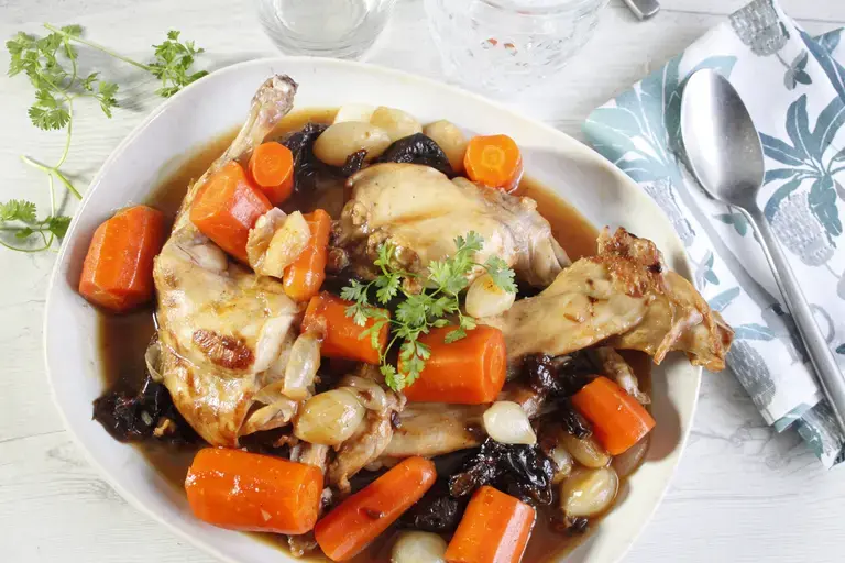 lapin aux pruneaux cookeo