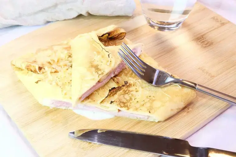 Crêpe jambon emmental, 1 personne