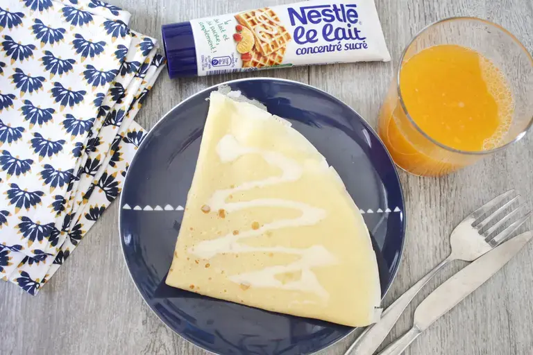 Crêpes au lait concentré