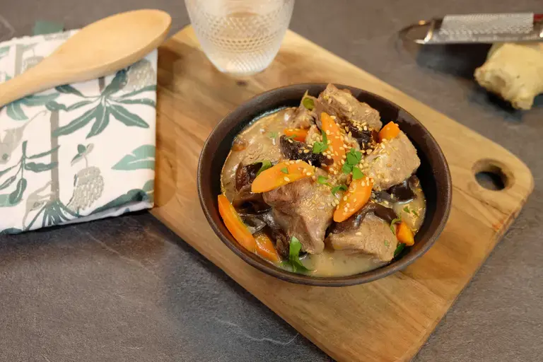 Blanquette de veau asiatique