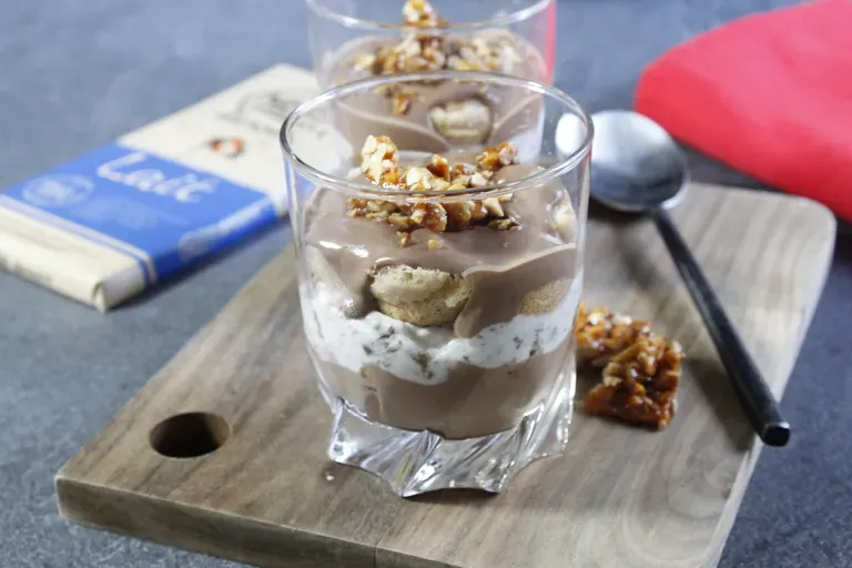 Tiramisu mascarpone crème au lait