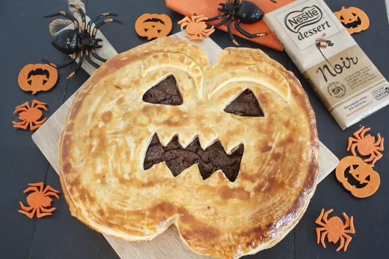 Citrouille au chocolat d'halloween