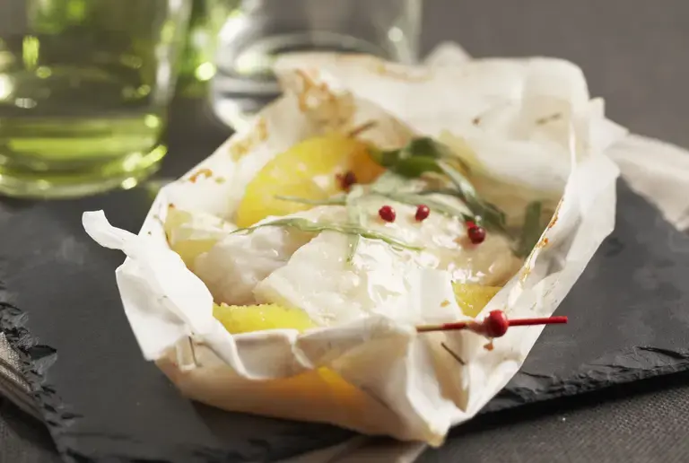 Papillotes de cabillaud aux agrumes