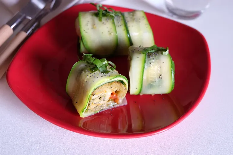 Papillotes de courgette à l'italienne