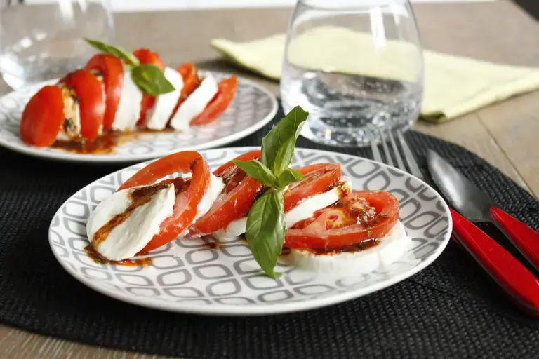 Tomates mozzarella à l'italienne