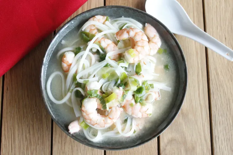 Pho aux crevettes