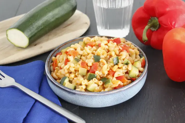 Coquillesotto aux légumes méditérranéens