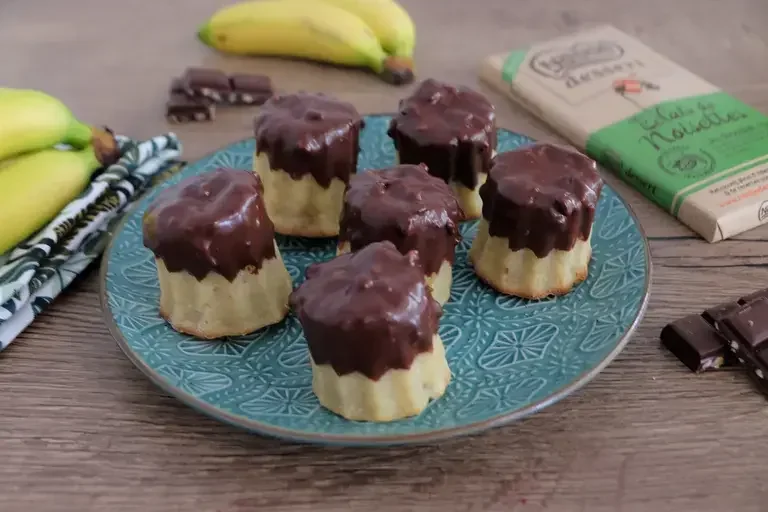 Cannelés banane chocolat
