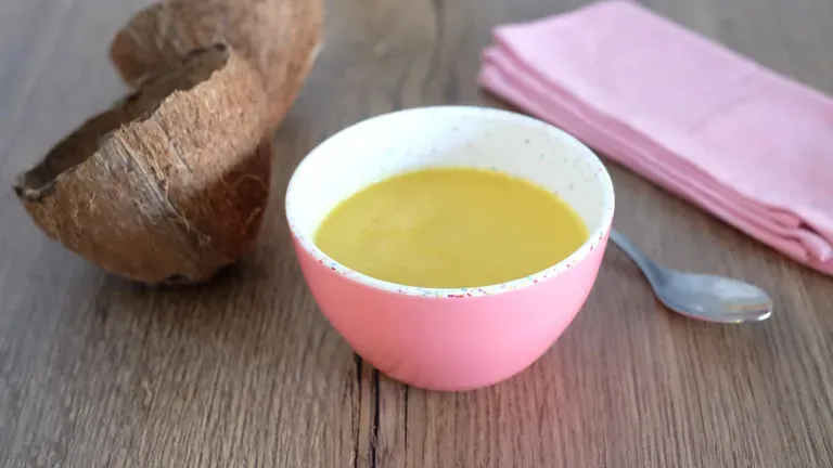 Recette purée de mangue à la noix de coco pour bébé