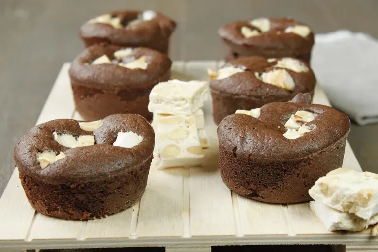 Moelleux chocolat nougat