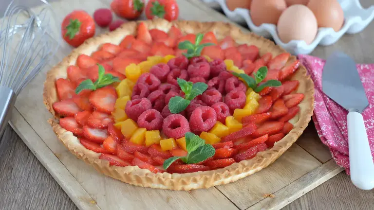 Tarte aux fruits d'été