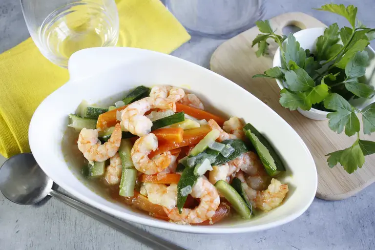 Crevettes au curry Cookeo