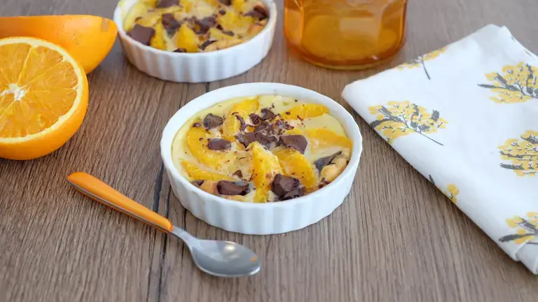 Gratinée orange chocolat