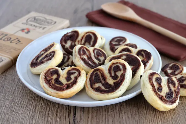 Palmiers au chocolat