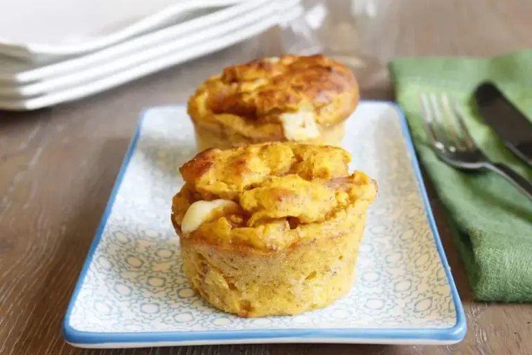 Muffins céréales potiron lardons chèvre