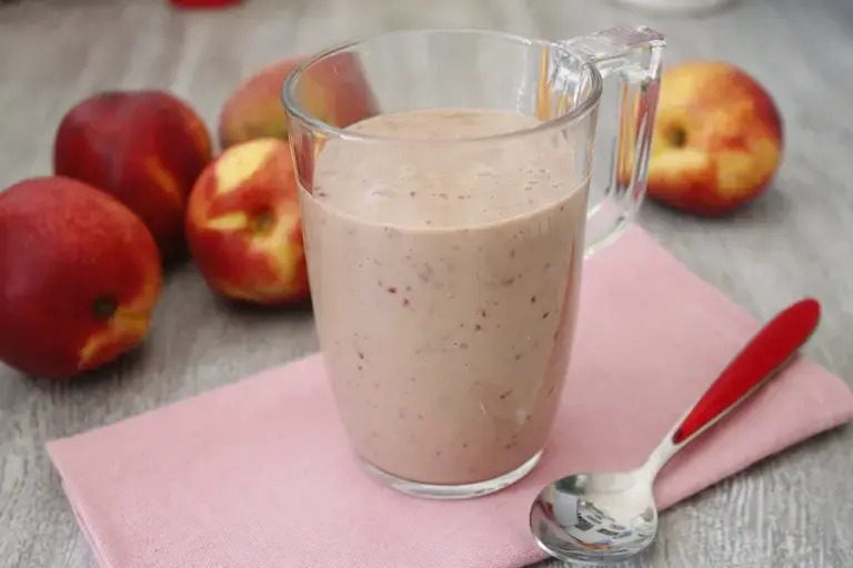 Smoothie Nesqui pêche et nectarine