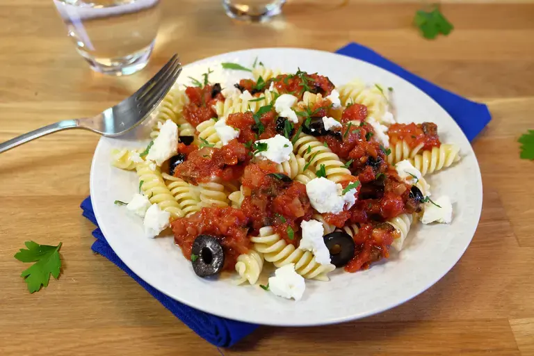 Pâtes à la grecque