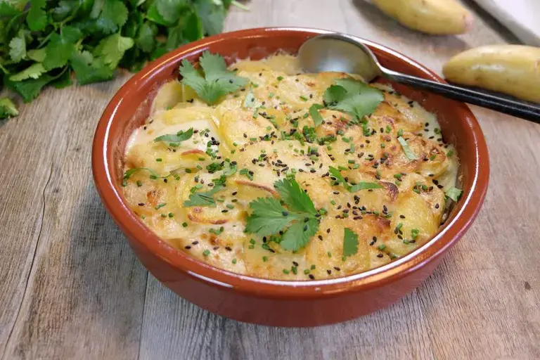 Gratin dauphinois au lait de coco