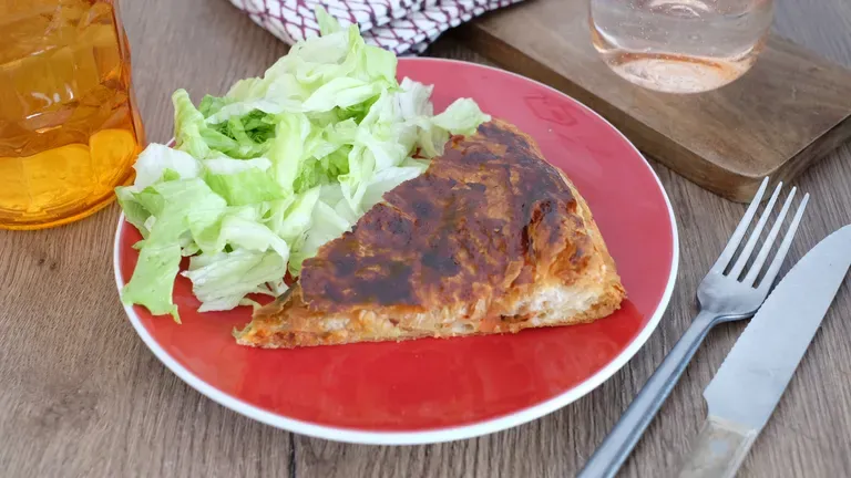 Galette au thon et petits légumes