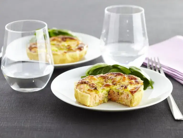 Quiche au saumon