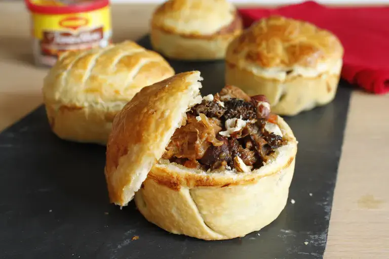 Petites tourtes au veau et morilles