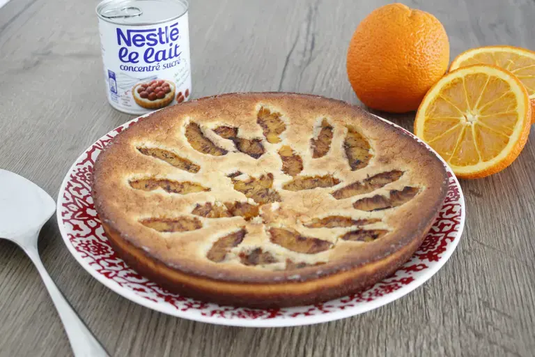 Amandine aux oranges caramelisées