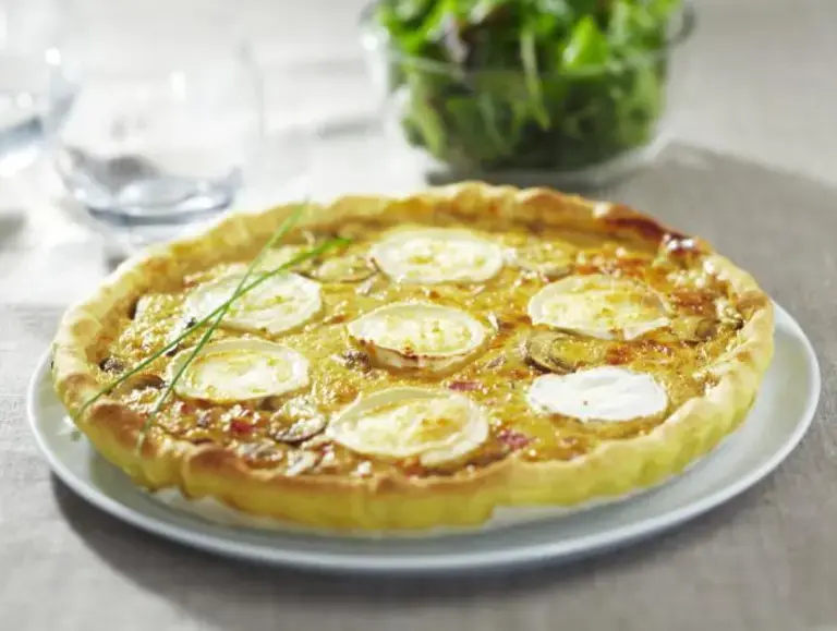 Quiche lorraine au chèvre
