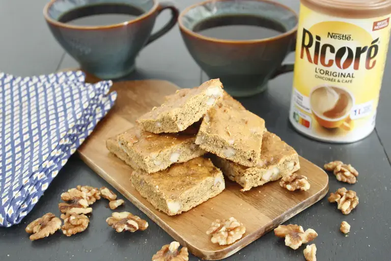 Gâteau noix Ricoré à la farine de pois chiche