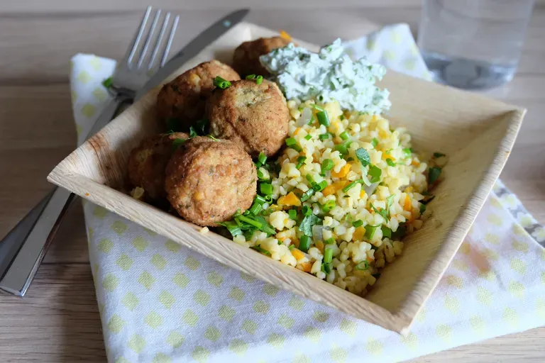 Falafels au boulgour et fines herbes Cookeo