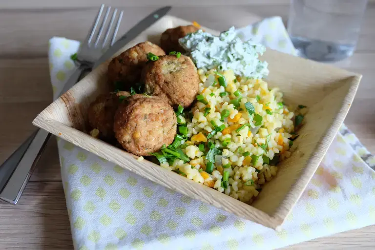 Falafels au boulgour et fines herbes Cookeo