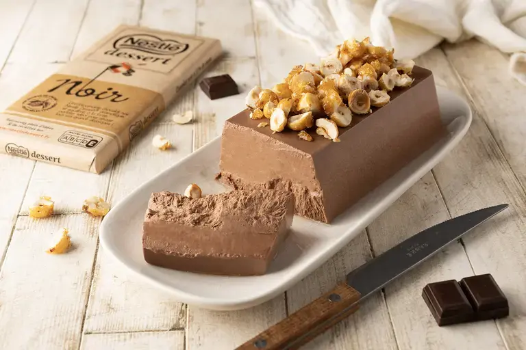Semifreddo au chocolat noir