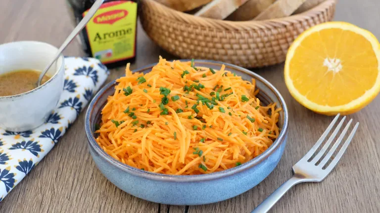 Salade de carottes à l'orange