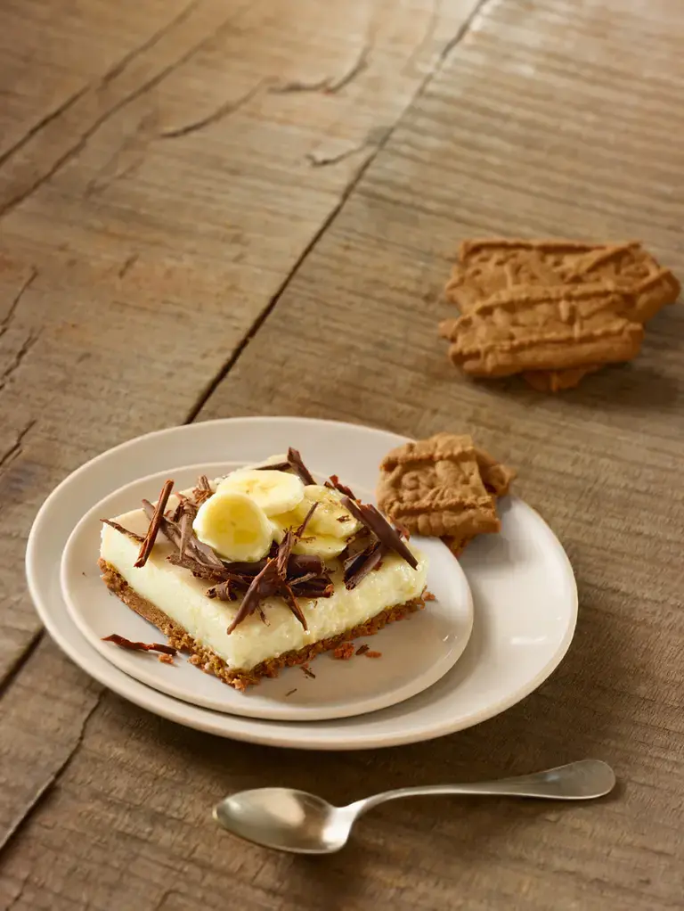 Cheesecake banane speculoos