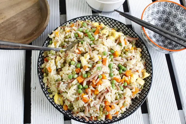 Riz cantonnais simplissime au cookeo
