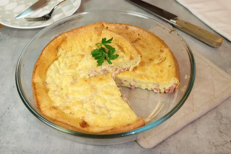 Quiche Lorraine sans vaisselle