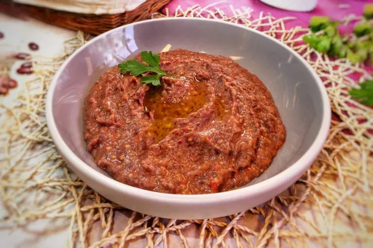 Houmous aux haricots rouges pas cher