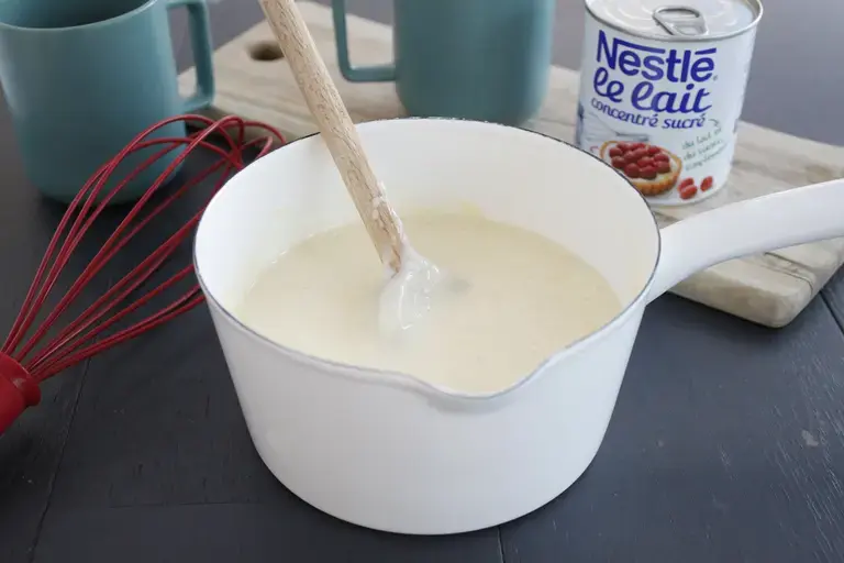 Crème pâtissière au lait concentré sucré