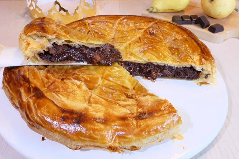 Galette des rois poire chocolat
