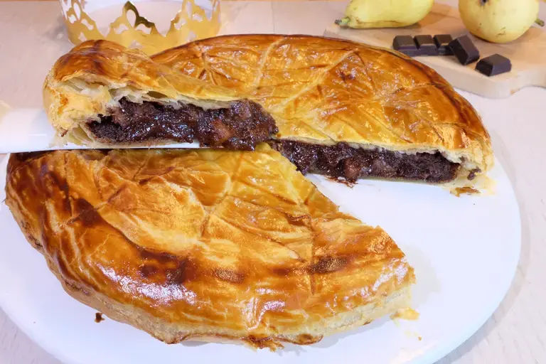 Galette des rois poire chocolat