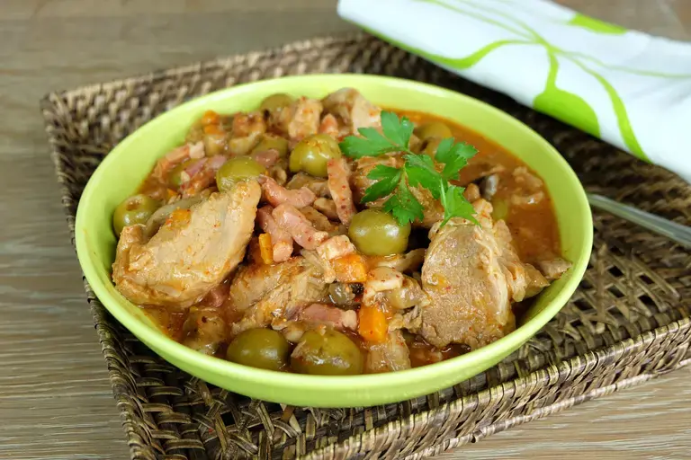 Sauté de veau aux olives