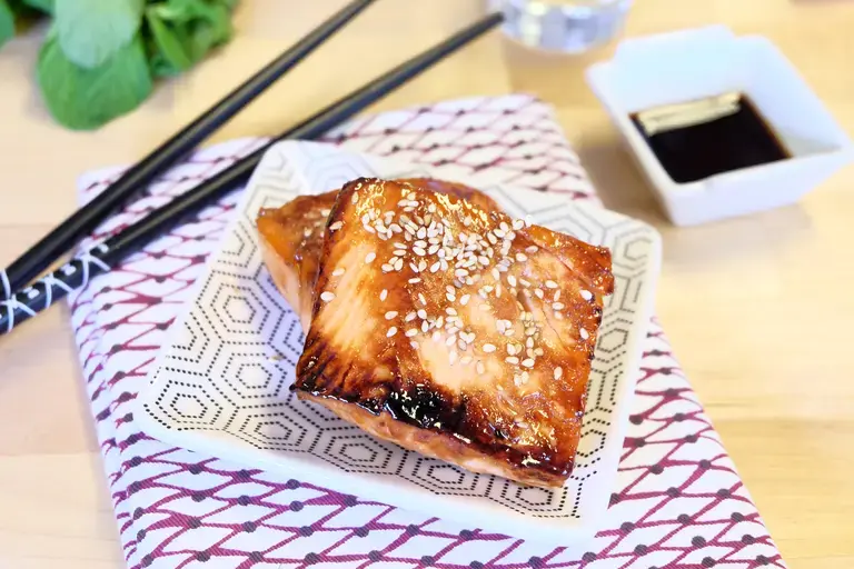 Saumon teriyaki