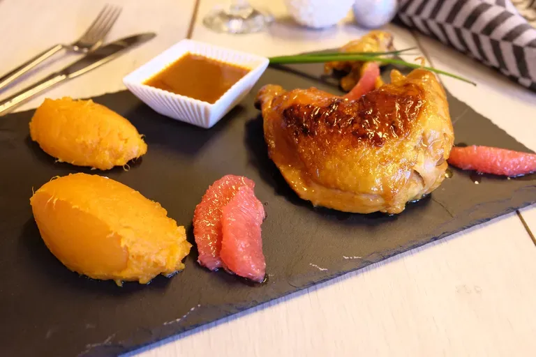 Chapon aux agrumes de fêtes Cookéo