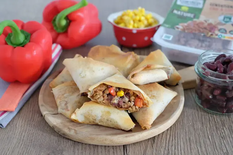 Samossa veggie façon chili