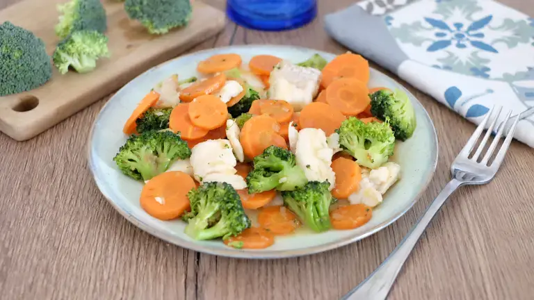 Poelée de légumes et poisson