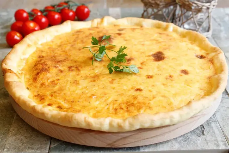 Quiche tomate fromage