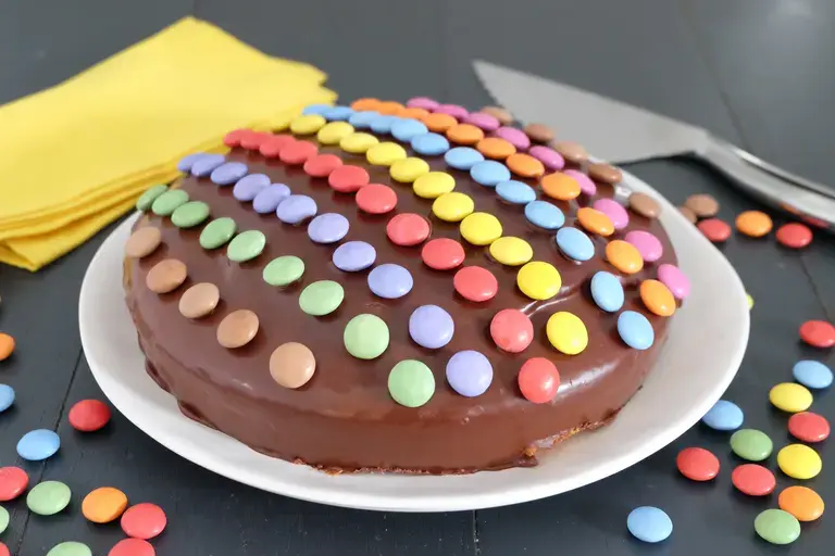 Gâteau yaourt chocolat et Smarties