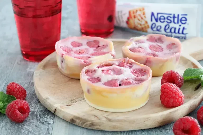 Clafoutis framboises cookeo au Lait Concentré Sucré
